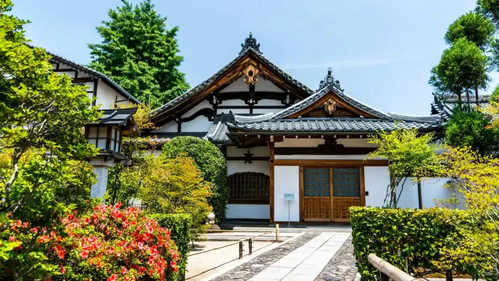 Jardín bien cuidado con plantas verdes exuberantes